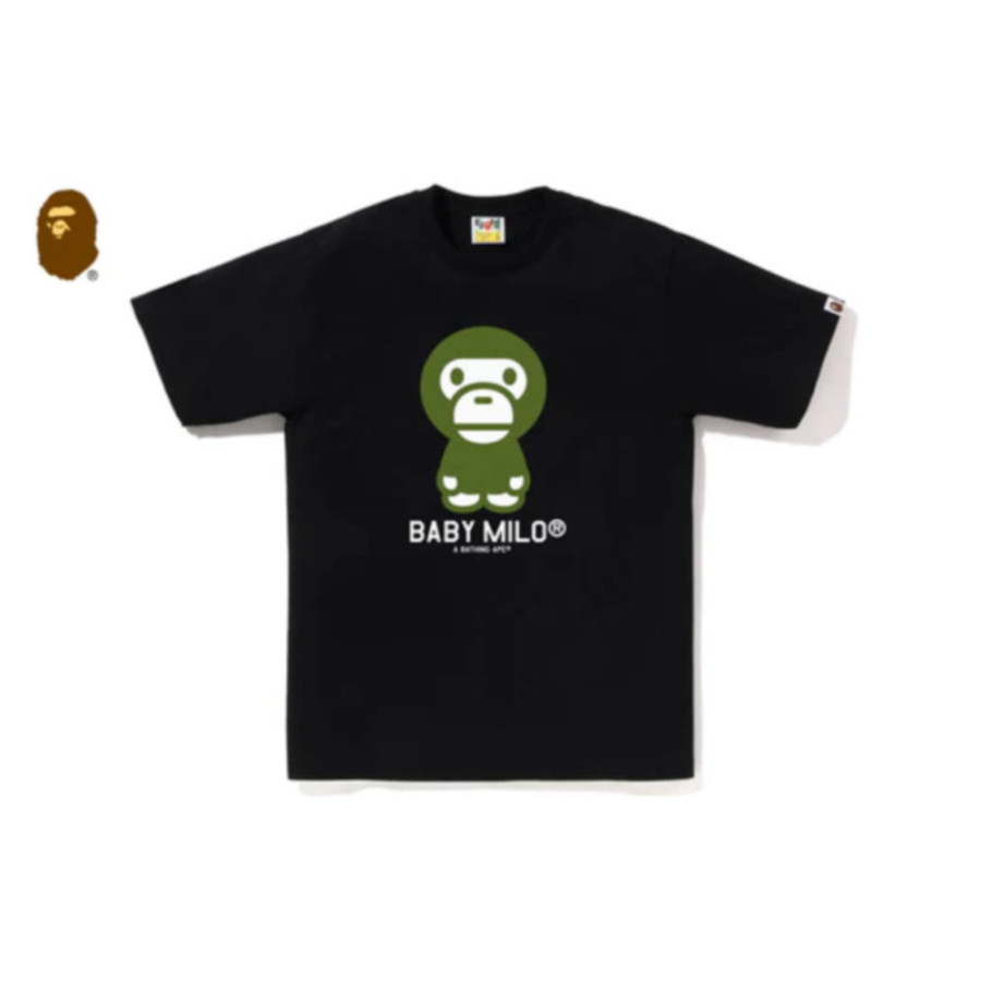 베이프 컬리지 모노그램 베이비 마일로 티셔츠 6컬러 2L30110008
