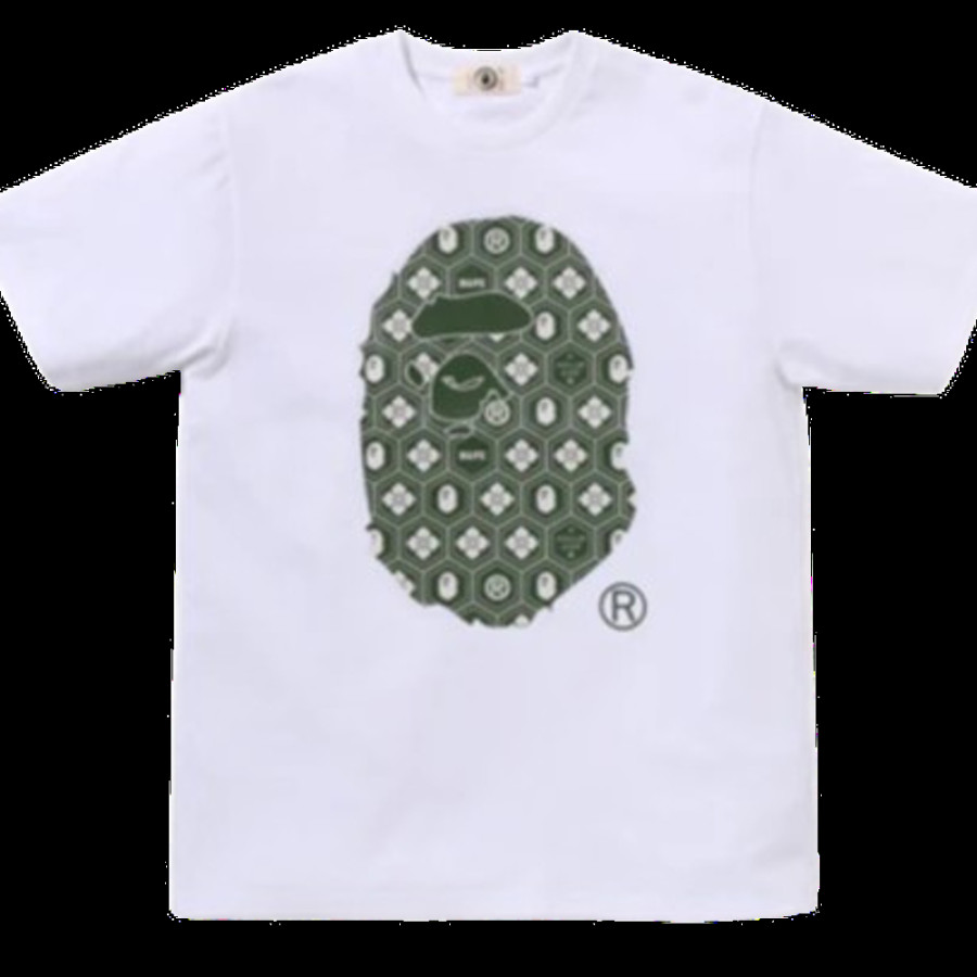 베이프 트래디셔널 일본 패턴 에이프헤드 티셔츠 3컬러 1L20109001