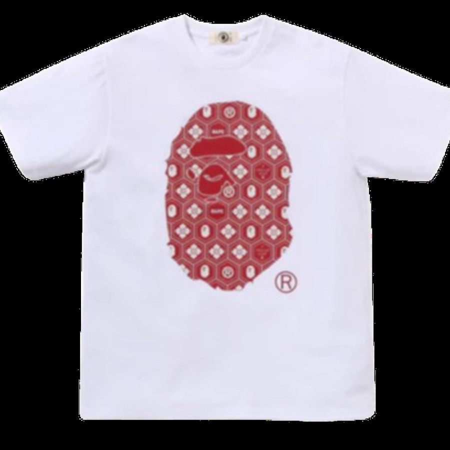 베이프 트래디셔널 일본 패턴 에이프헤드 티셔츠 3컬러 1L20109001