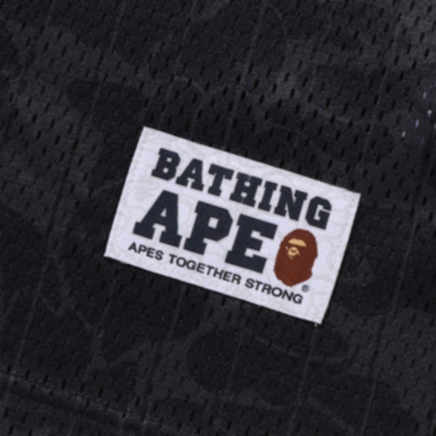 베이프 카모 스트라이프 야구 로고 릴렉스 핏 티셔츠 2컬러 1L30109007