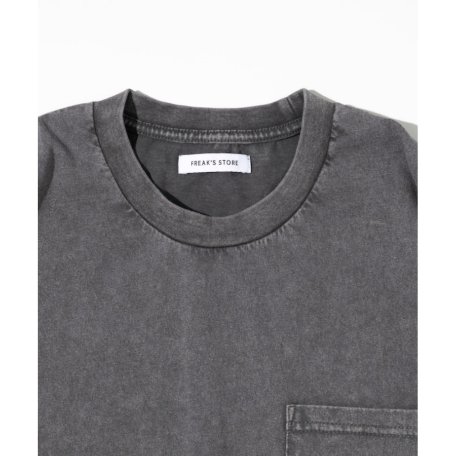 프릭스스토어 MLB 메이저리그 야구 페이드가공 더블로고 크루넥 포켓 반팔티 4컬러 1026248902548