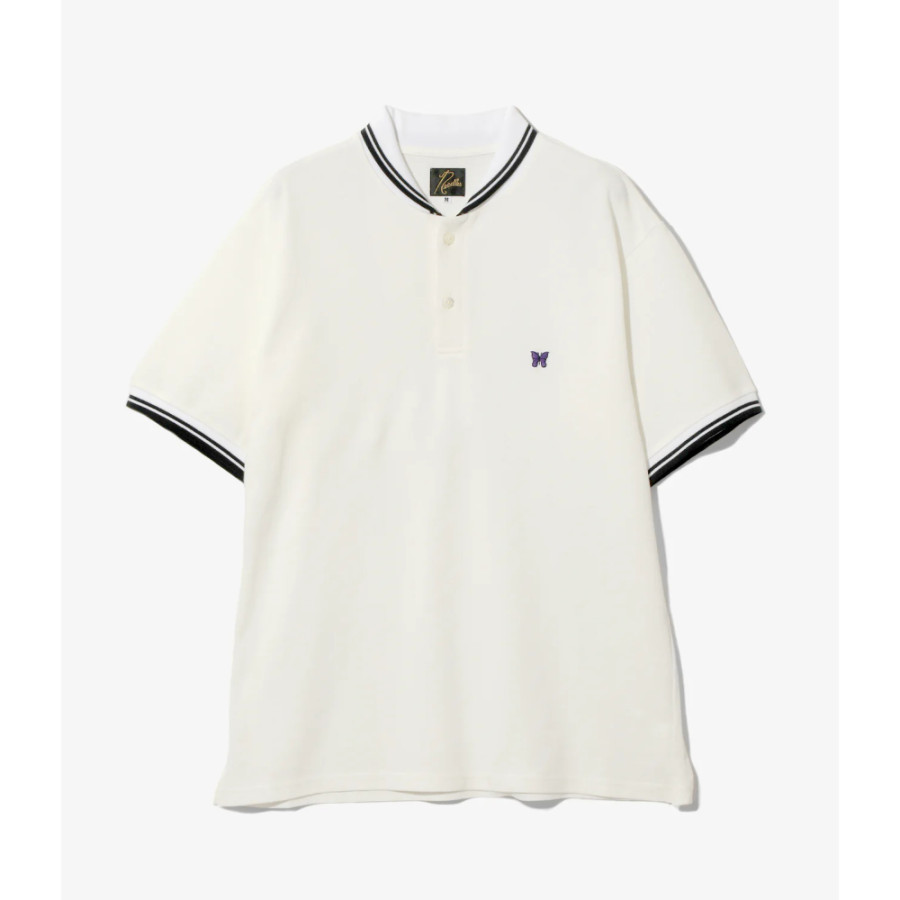 니들스 코튼 피케 숄 카라 S/S 폴로 셔츠 3컬러 QV354