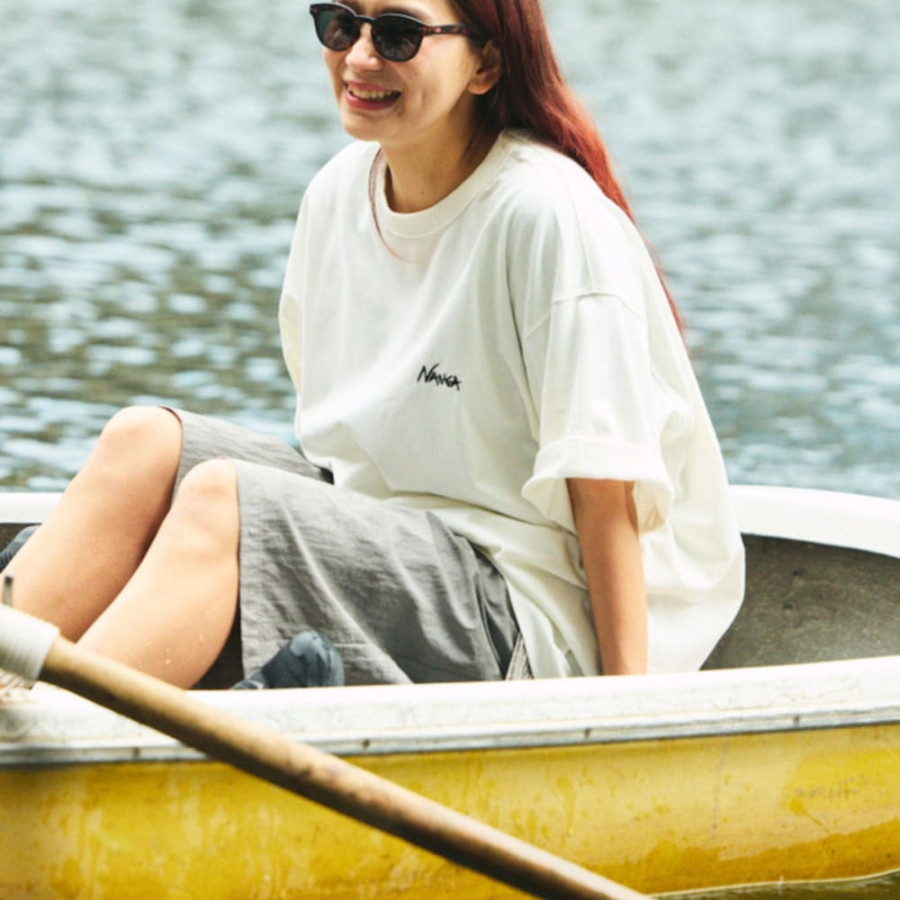 퍼블럭스 난가 별주 에코 하이브리드 루즈핏 로고 자수 티셔츠 3컬러 1482328800037