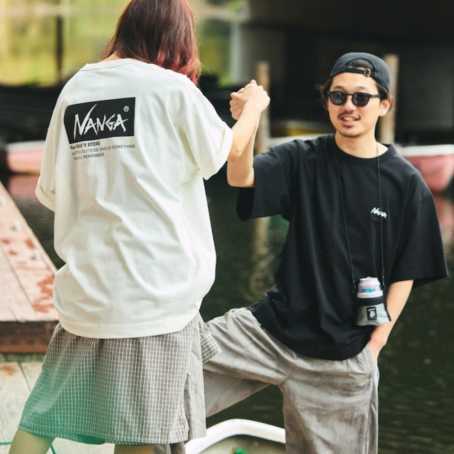 퍼블럭스 난가 별주 에코 하이브리드 루즈핏 로고 자수 티셔츠 3컬러 1482328800037