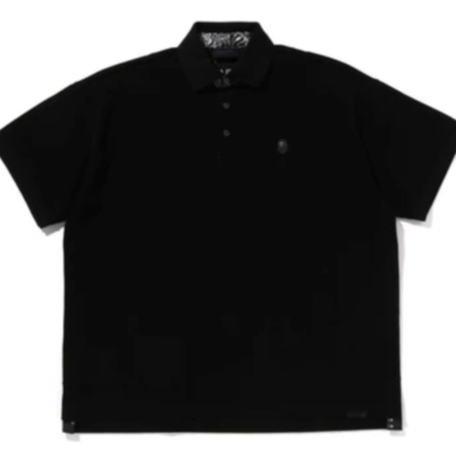 베이프 블랙 페이즐리 플래킷 폴로 셔츠 2컬러 1L30112305