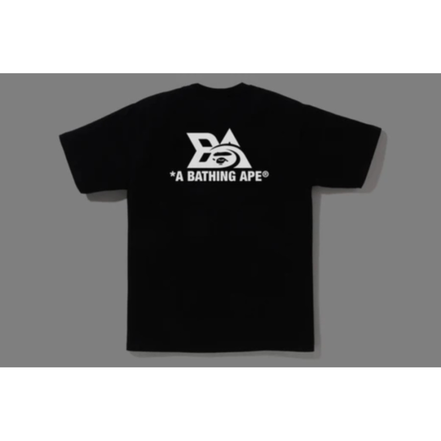 베이프 리플렉터 테크 로고 반팔티 블랙 1L30110051