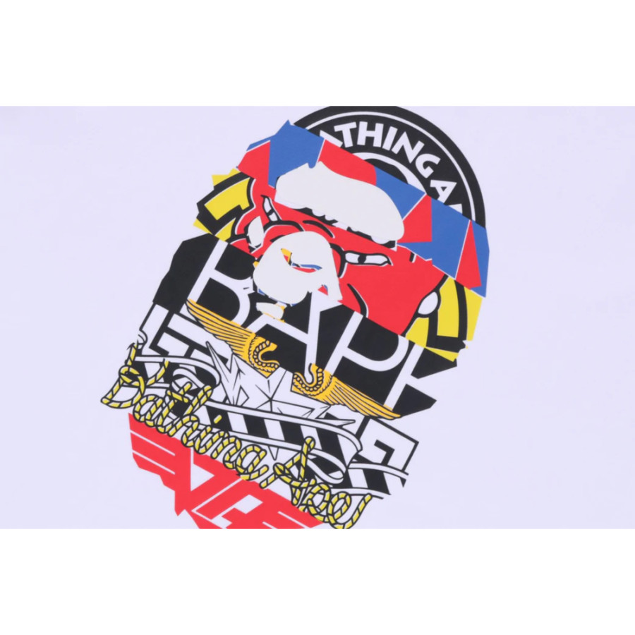 베이프 멀티 로고 에이프 헤드 릴렉스핏 반팔티 2컬러 1L30110332