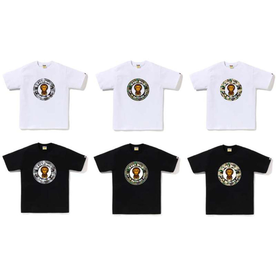 베이프 1ST 카모 마일로 비지 워크 반팔티 6컬러 2L30110004