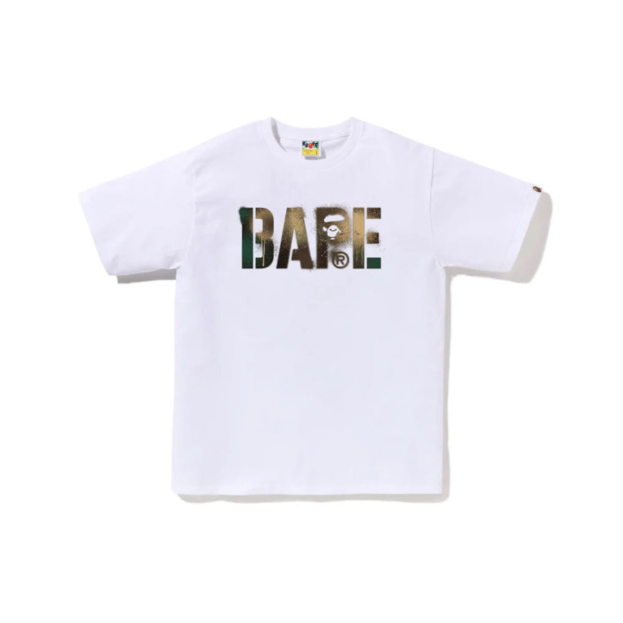 베이프 맵 카모 스텐실 베이프 로고 반팔티 6컬러 1L30110024