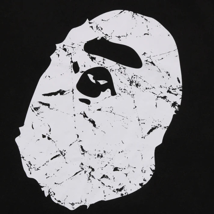 베이프 헤비 워시드 에이프 헤드 릴렉스핏 반팔 티셔츠 3컬러 1L30109351