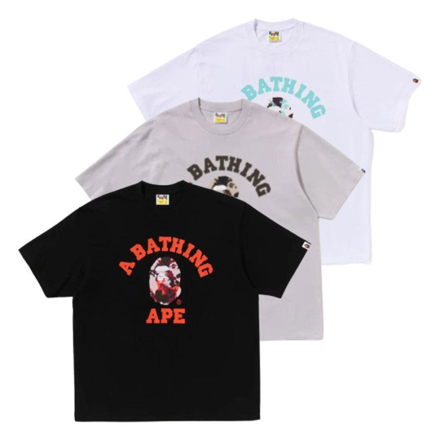 베이프 맵 카모 컬리지 릴렉스핏 반팔티 3컬러 1L30110323