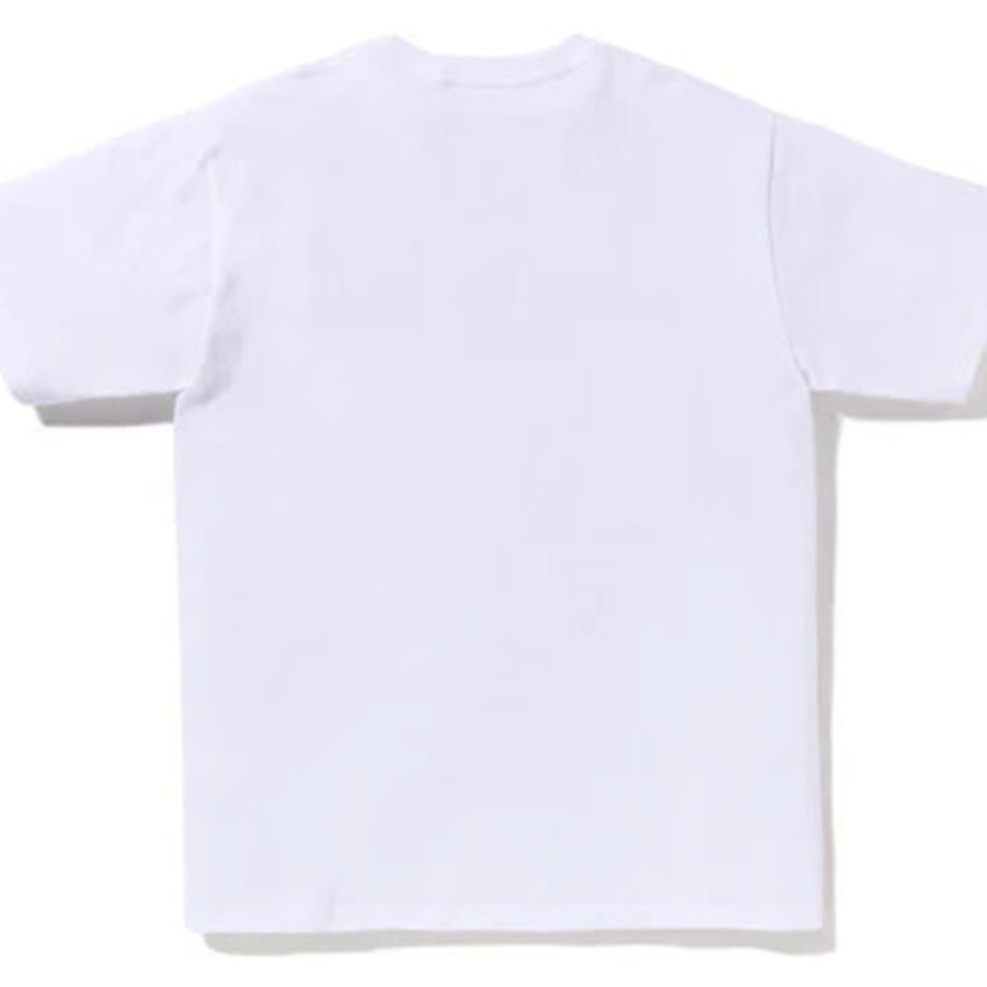 베이프 스프레이 프린트 컬리지 릴렉스 핏 반팔 티셔츠 3컬러 1L30110329