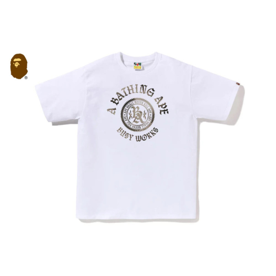 베이프 하이 톤 블리치 BA 엠블럼 반팔티 2컬러 1L30110047