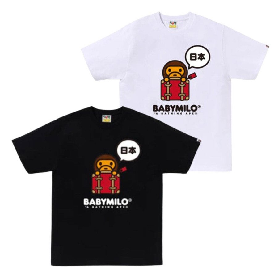 베이프 재팬 베이비 마일로 반팔티 2컬러 2L22110005
