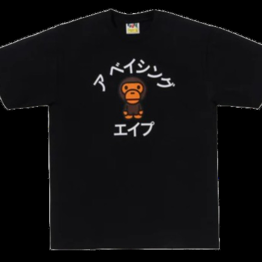 베이프 베이비 마일로 칼리지 반팔티 2컬러 2L22110007