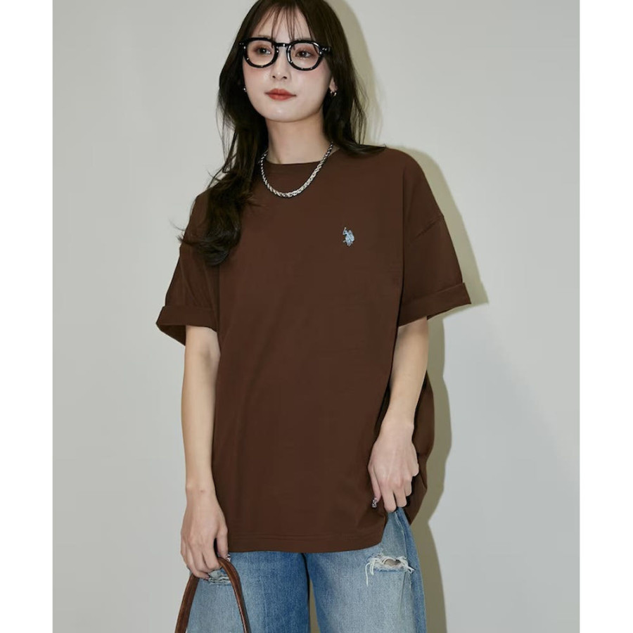 퍼블럭스 U.S. POLO ASSN. 유에스폴로에센 별주 원포인트 자수 크루넥 반팔 티셔츠 7컬러 3127291600013