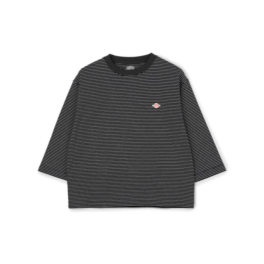 단톤 여성 7부 슬리브 스트라이프 티셔츠 8컬러 DT-C0131 TCB DNB252L103-0010