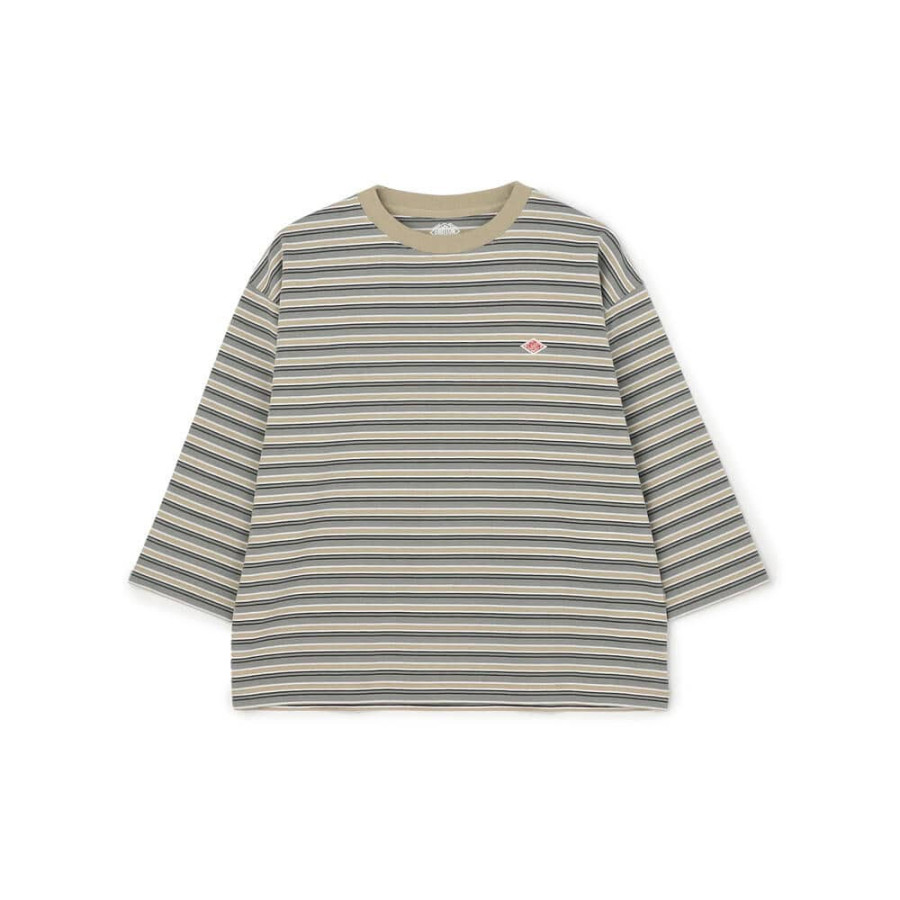 단톤 여성 7부 슬리브 스트라이프 티셔츠 8컬러 DT-C0131 TCB DNB252L103-0010