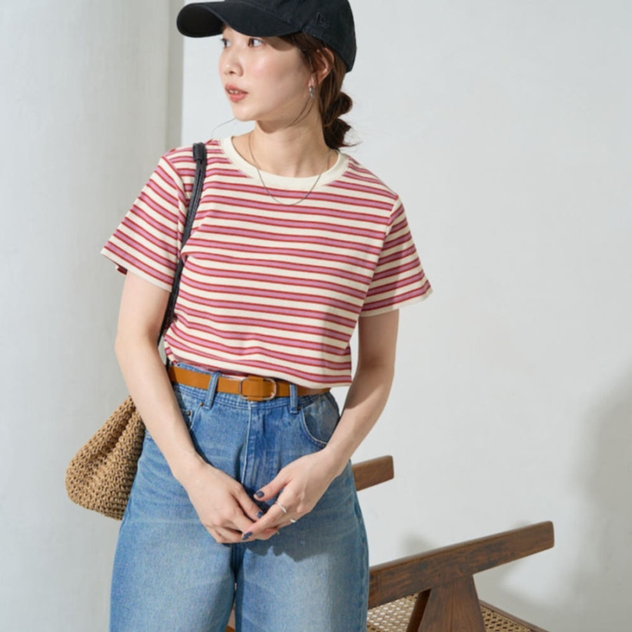 프릭스스토어 멀티 보더 반팔 티셔츠 5컬러 1323248901621