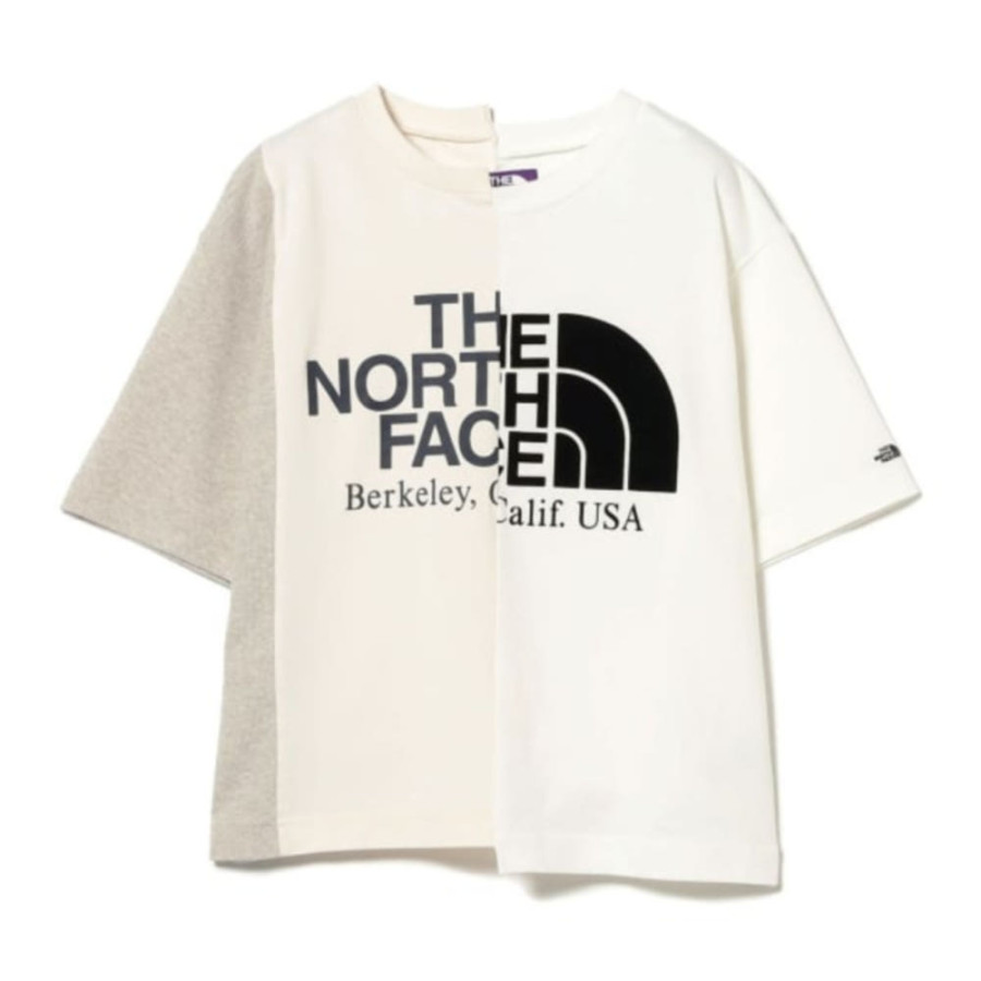 빔즈 노스페이스 퍼플라벨 25SS 비대칭 로고 티셔츠 3컬러 13-04-0310-594
