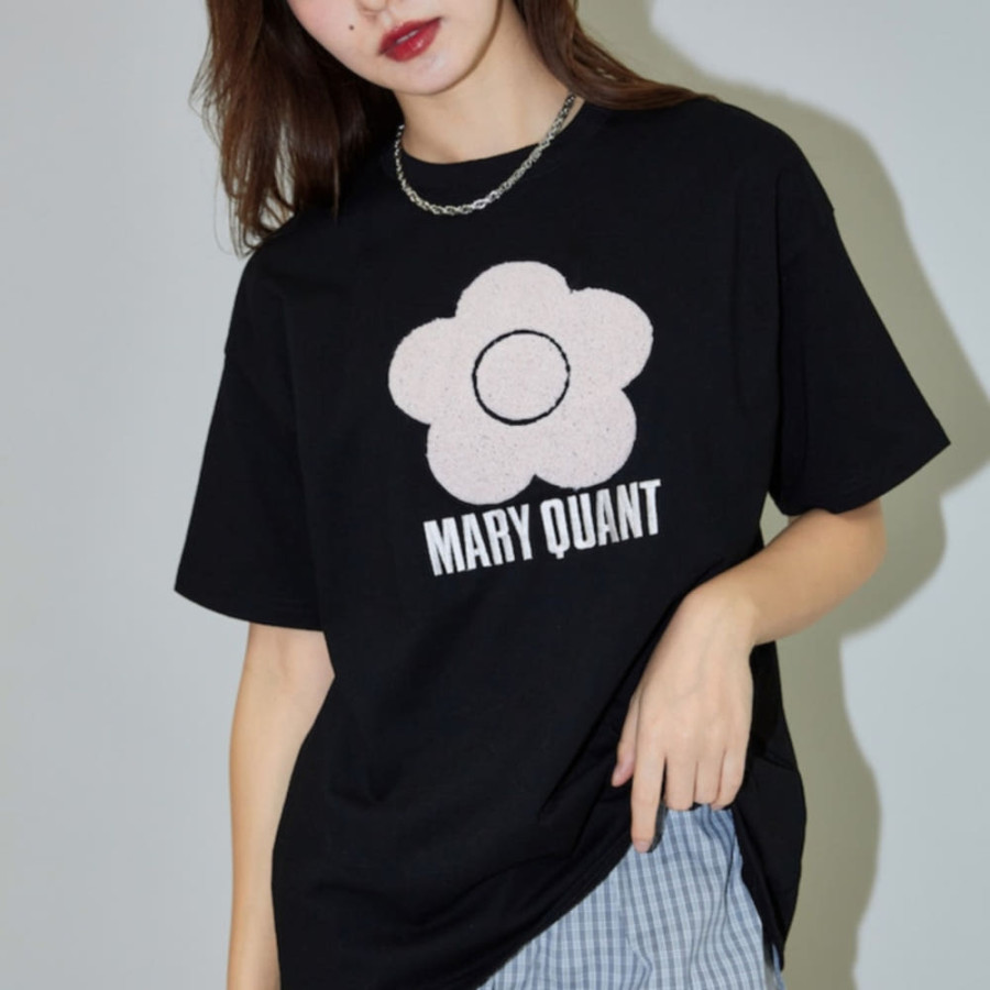 퍼블럭스 MARY QUANT 사가라 자수 티셔츠 5컬러 3223375300010