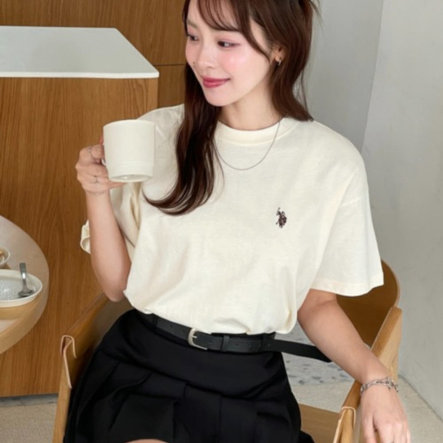 U.S. POLO ASSN. 유에스폴로에센 별주 WEGO 원포인트 티셔츠 6컬러 MC21SM04-L0001