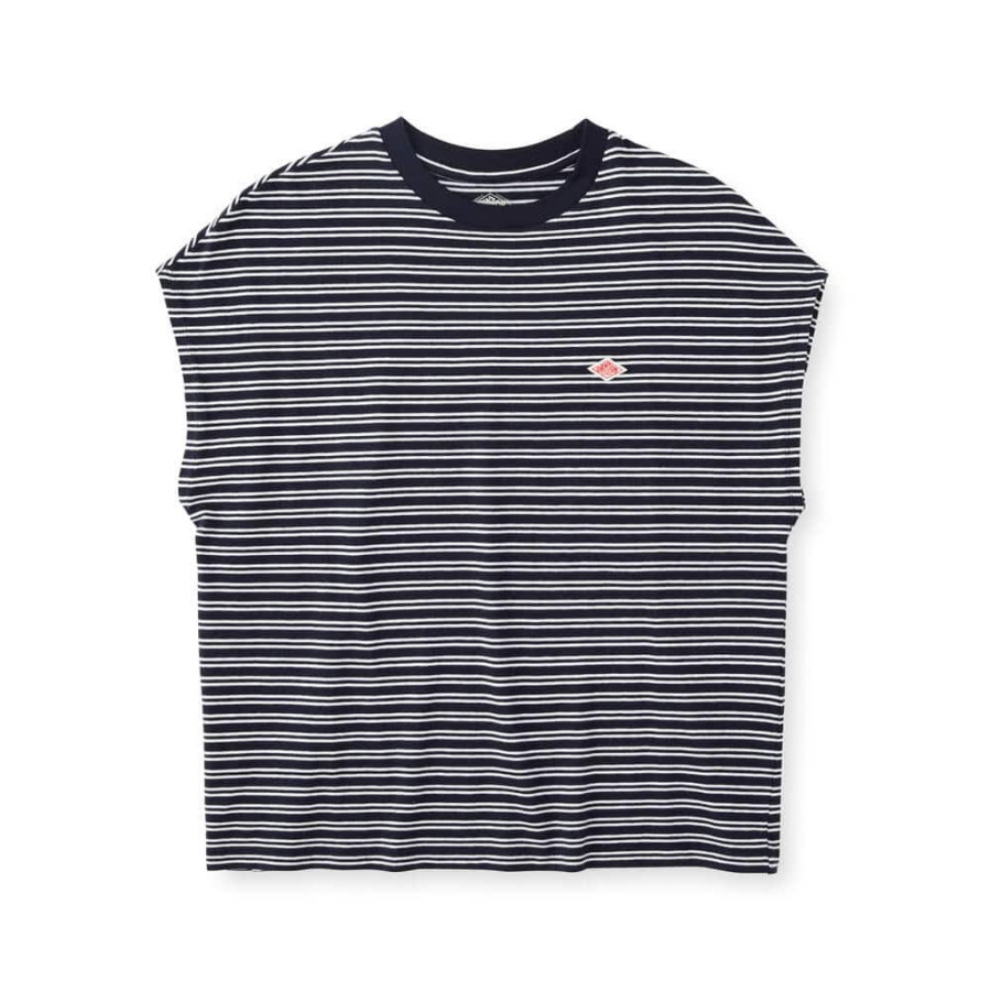 단톤 여성 코튼 저지 돌먼 민소매 스트라이프 티셔츠 5컬러 DT-C0403 FLC-ST DNB251L103-0011