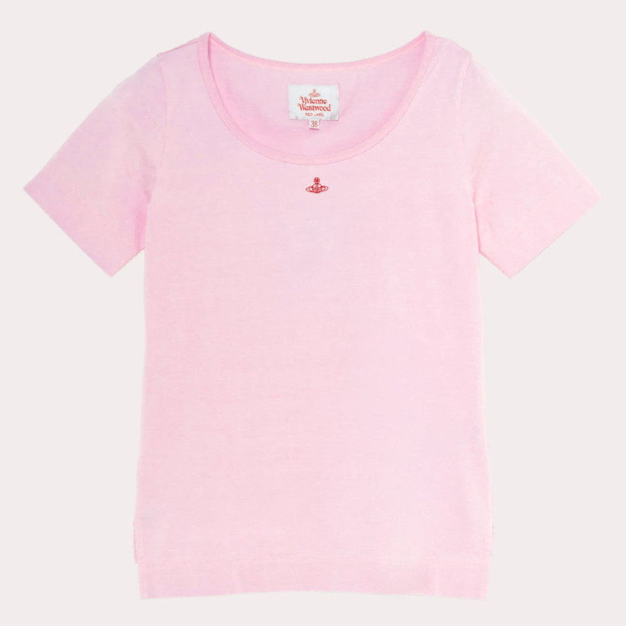 비비안웨스트우드 코튼 베이직 라운드넥 티셔츠 4컬러 1612351023