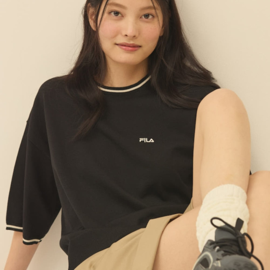 프릭스스토어 휠라 별주 풀오버 반소매 라인 니트 3컬러 1333238300002