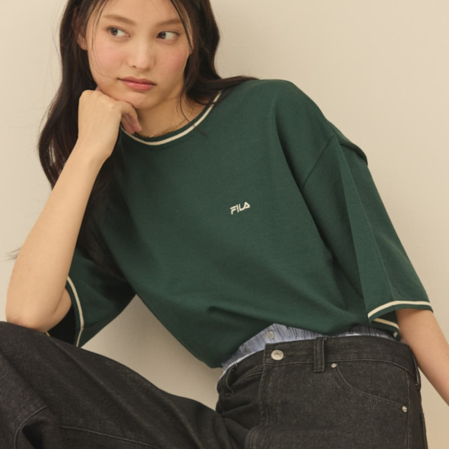 프릭스스토어 휠라 별주 풀오버 반소매 라인 니트 3컬러 1333238300002