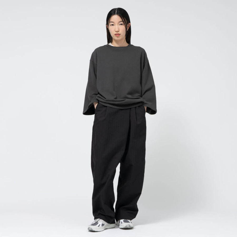 노스페이스 퍼플라벨 여성 11oz 필드 크롭 반소매 스위트 셔츠 3컬러 N25SH043