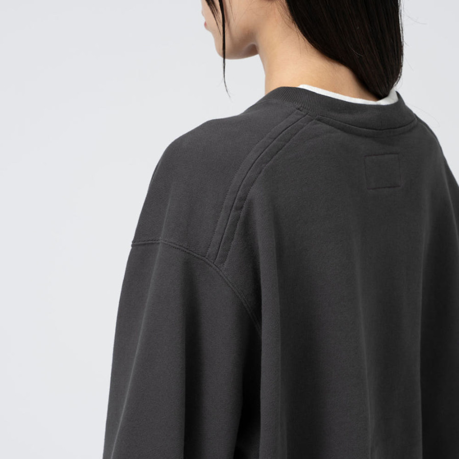 노스페이스 퍼플라벨 여성 11oz 필드 크롭 반소매 스위트 셔츠 3컬러 N25SH043