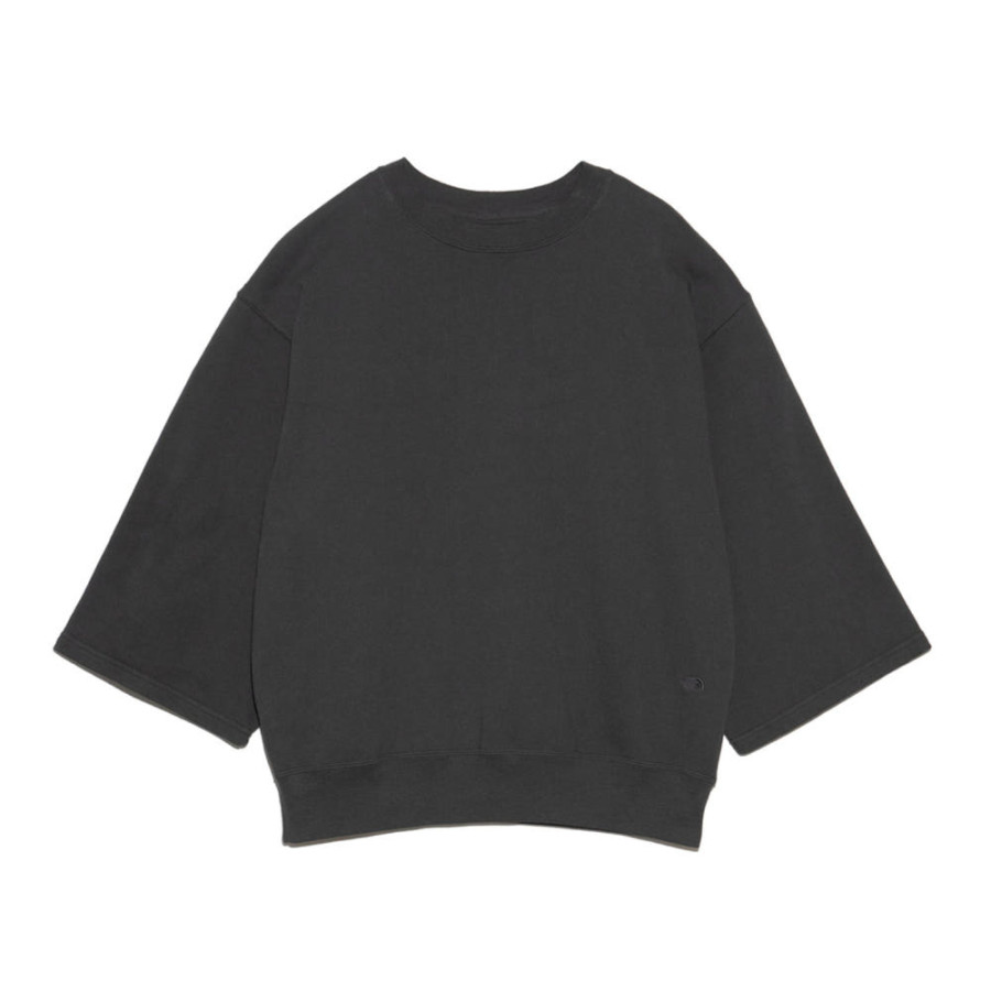 노스페이스 퍼플라벨 여성 11oz 필드 크롭 반소매 스위트 셔츠 3컬러 N25SH043