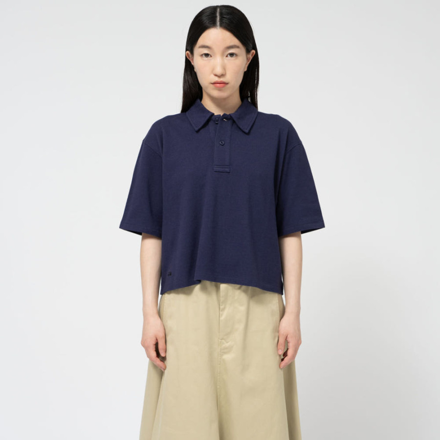 노스페이스 퍼플라벨 모스 스티치 필드 크롭 폴로 티셔츠 3컬러 N25SH092