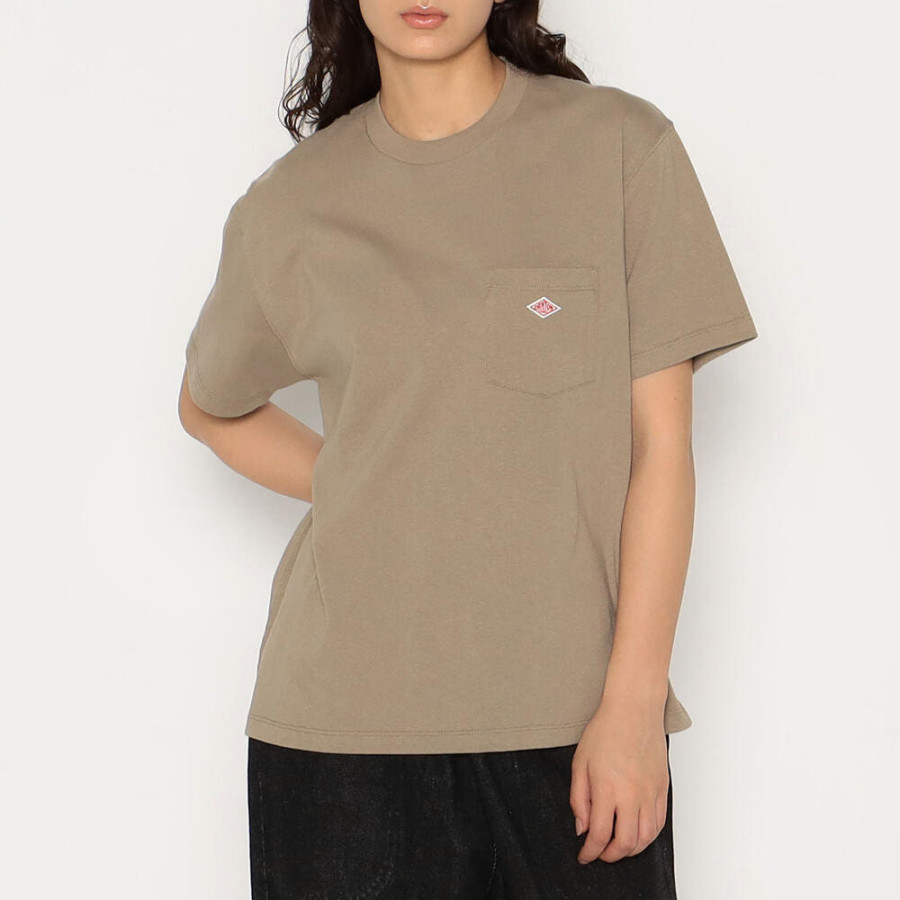 단톤 여성 반팔 포켓 티셔츠 플레인 8컬러 DT-C0197 TCB DNB251L103-0005