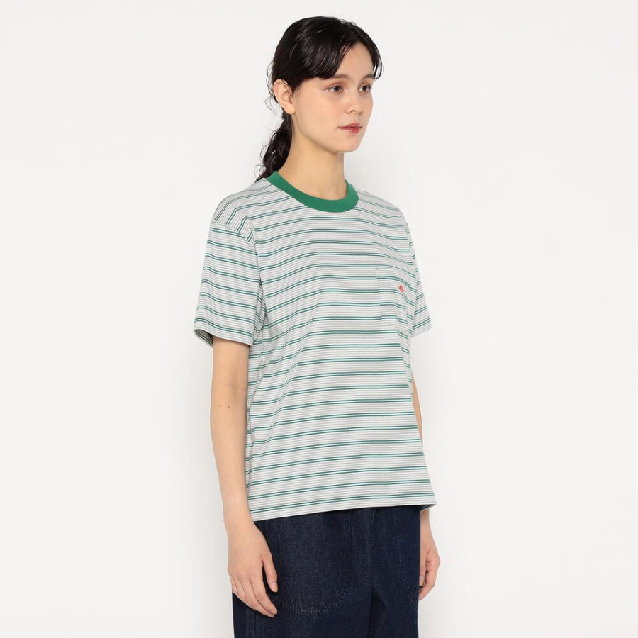 단톤 여성 반팔 포켓 티셔츠 스트라이프 7컬러 DT-C0197 TCB-ST DNB251L103-0006