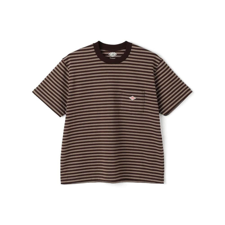 단톤 여성 반팔 포켓 티셔츠 스트라이프 7컬러 DT-C0197 TCB-ST DNB251L103-0006