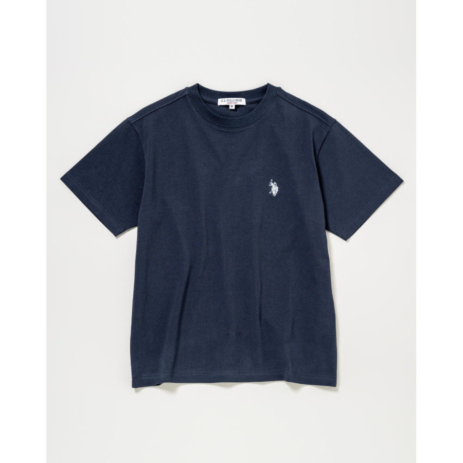 U.S. POLO ASSN. 유에스폴로에센 반팔 티셔츠 더블홀스맨 자수 4컬러 PLL51221