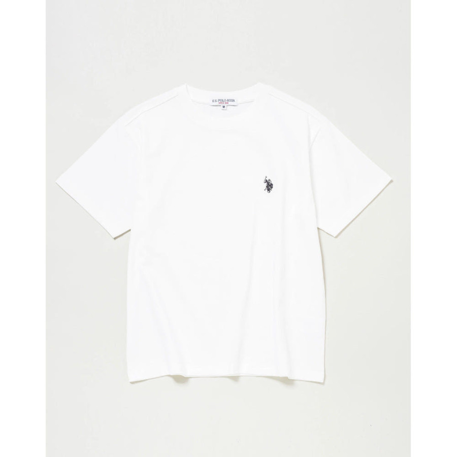 U.S. POLO ASSN. 유에스폴로에센 반팔 티셔츠 더블홀스맨 자수 4컬러 PLL51221