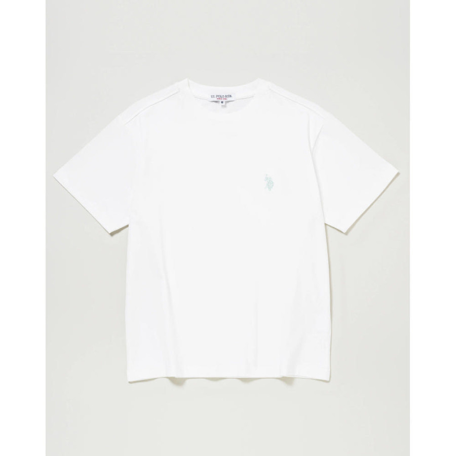 U.S. POLO ASSN. 유에스폴로에센 반팔 티셔츠 더블홀스맨 자수 4컬러 PLL51221