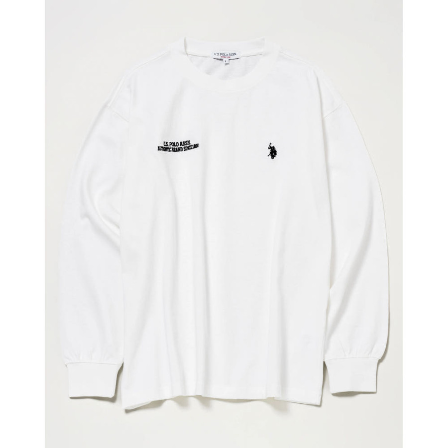 U.S. POLO ASSN. 유에스폴로에센 더블홀스맨 자수 긴팔티 5컬러 PLM51213DQ