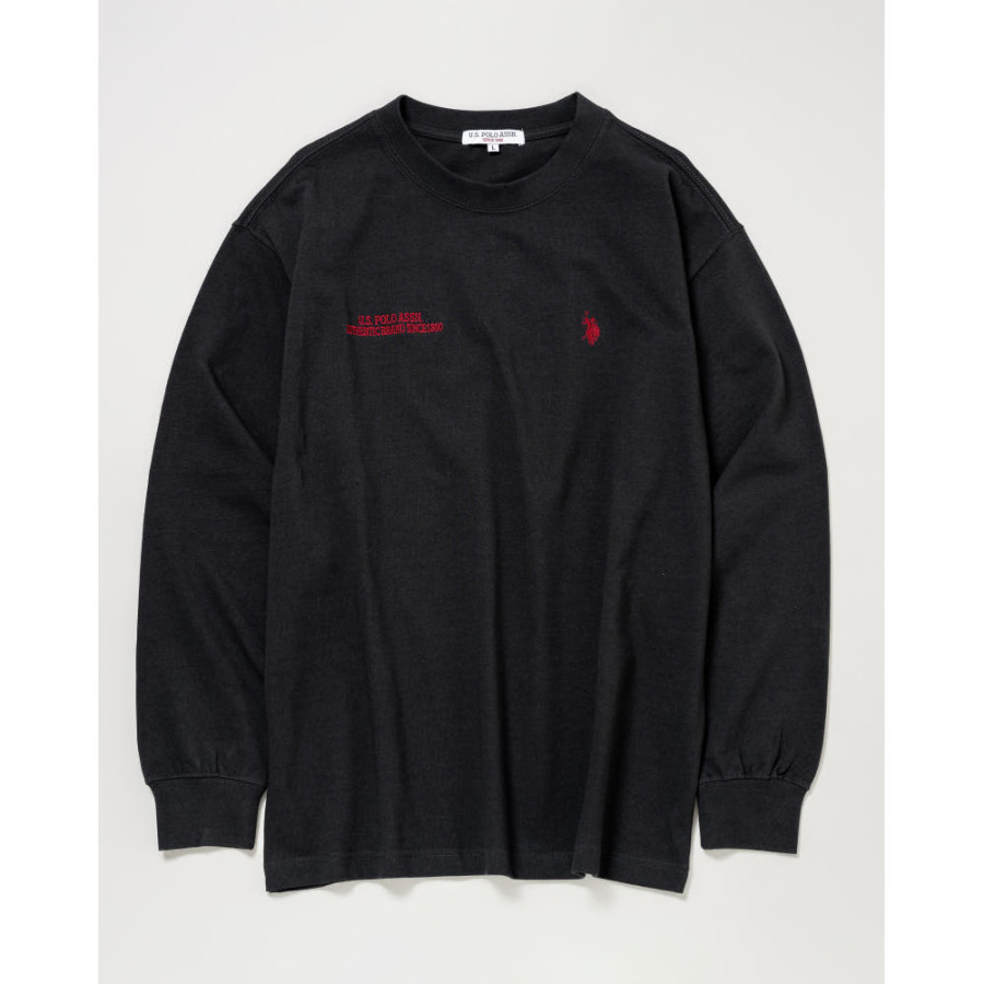U.S. POLO ASSN. 유에스폴로에센 더블홀스맨 자수 긴팔티 5컬러 PLM51213DQ