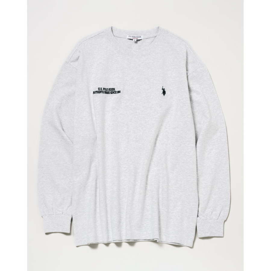 U.S. POLO ASSN. 유에스폴로에센 더블홀스맨 자수 긴팔티 5컬러 PLM51213DQ
