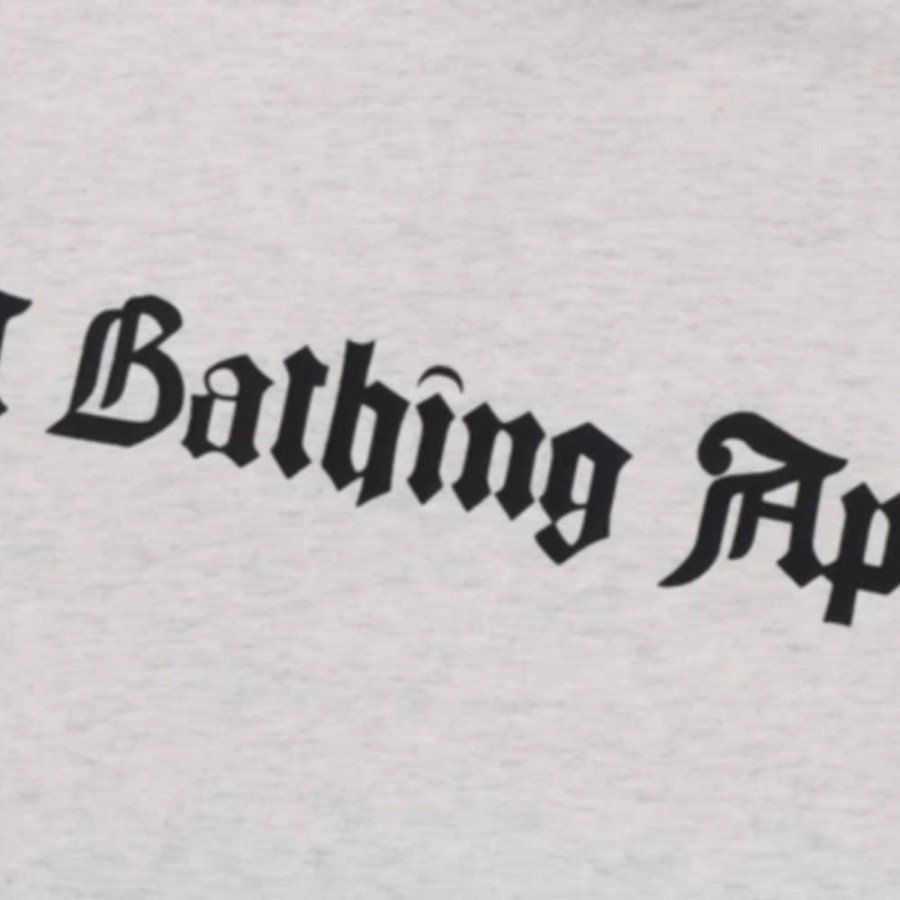 베이프 어 베이씽 에이프 로고 릴렉스핏 티셔츠 2컬러 1L80110325