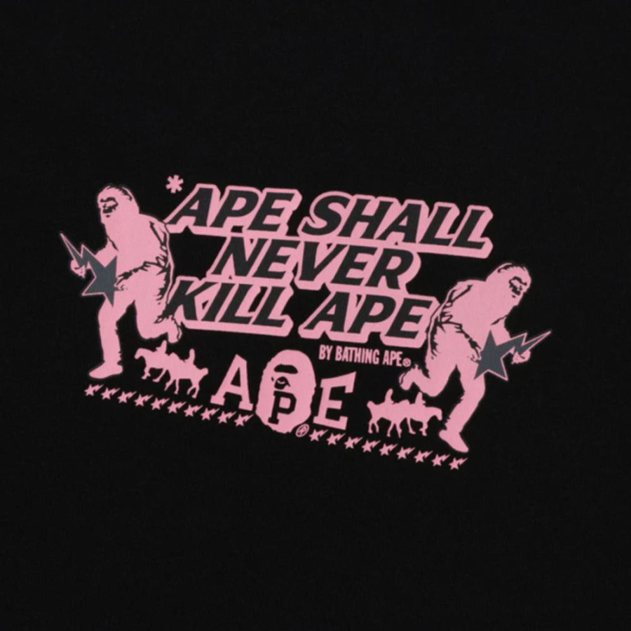 베이프 베이프 슬로건 릴렉스핏 티셔츠 2컬러 1L80110339