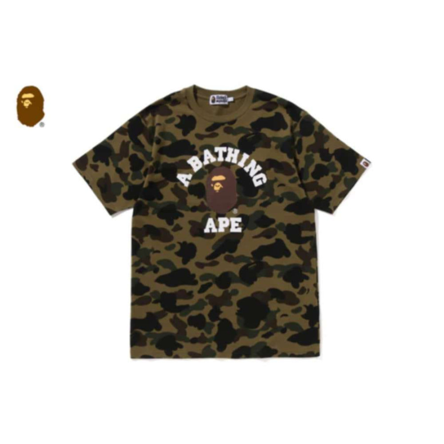 베이프 1ST 카모 컬리지 반팔티 3컬러 1L80109008