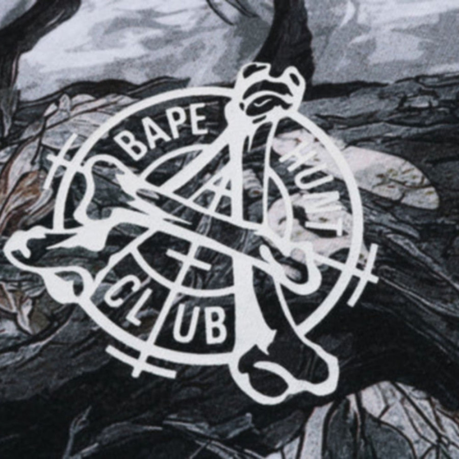 베이프 트리 엣지 카모 레이어드 풀오버 후드티 2컬러 1L80114003