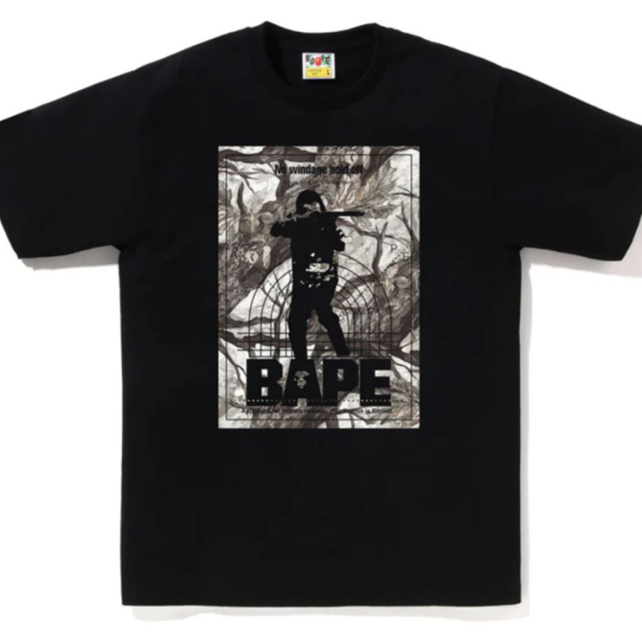 베이프 트리 엣지 카모 헌팅 티셔츠 2컬러 1L80110033