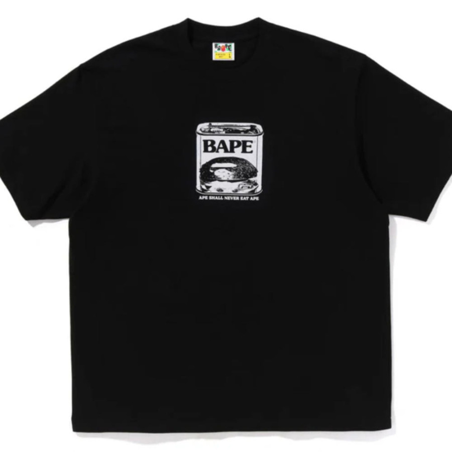 베이프 캔 푸드 베이프 로고 릴렉스핏 티셔츠 2컬러 1L80110336