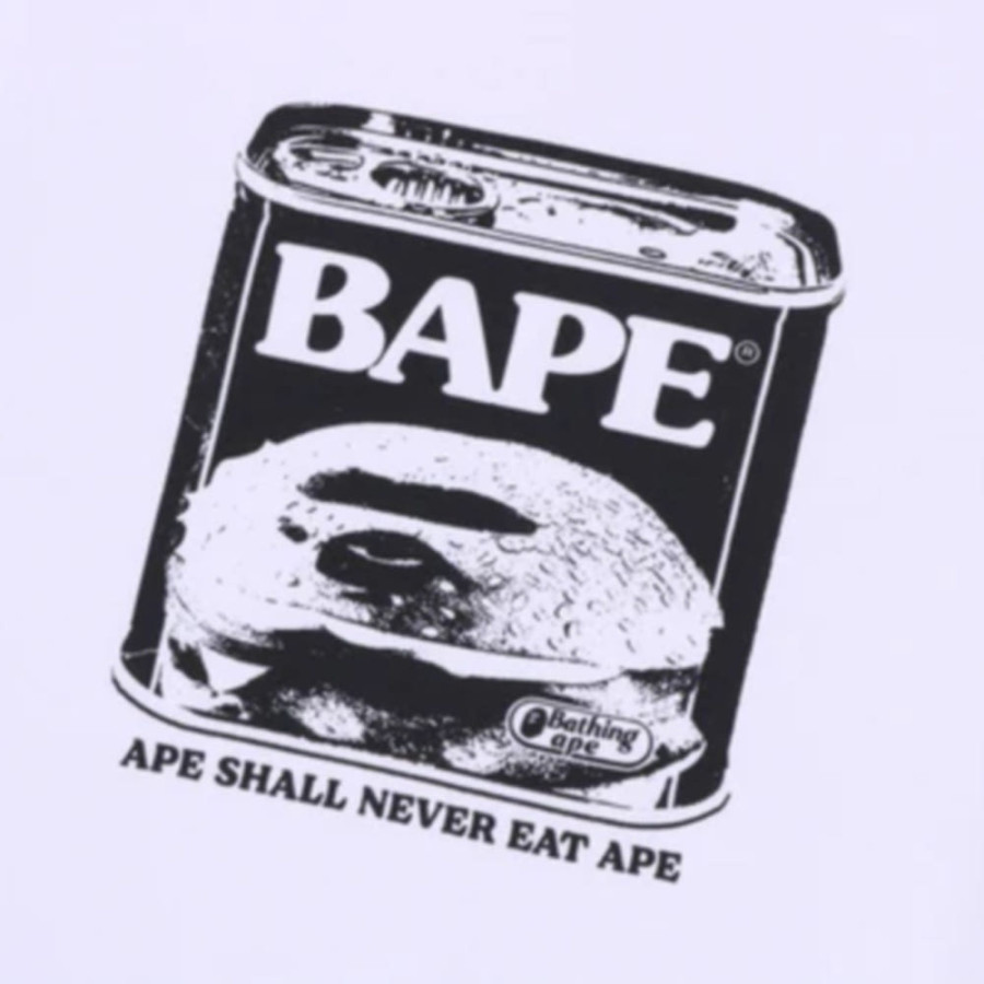 베이프 캔 푸드 베이프 로고 릴렉스핏 티셔츠 2컬러 1L80110336